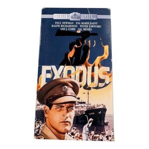 Exodus 1960 Epic War Film‎ 2 VHS Set MGM UA Home Video Paul Newman